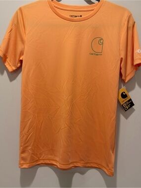 Force1 Orange Short Sleeve Performance Tee